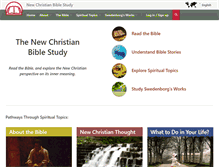 Tablet Screenshot of newchristianbiblestudy.org